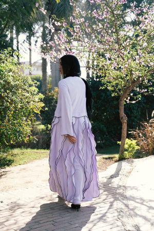 AALIYAH DRESS IN LILAC