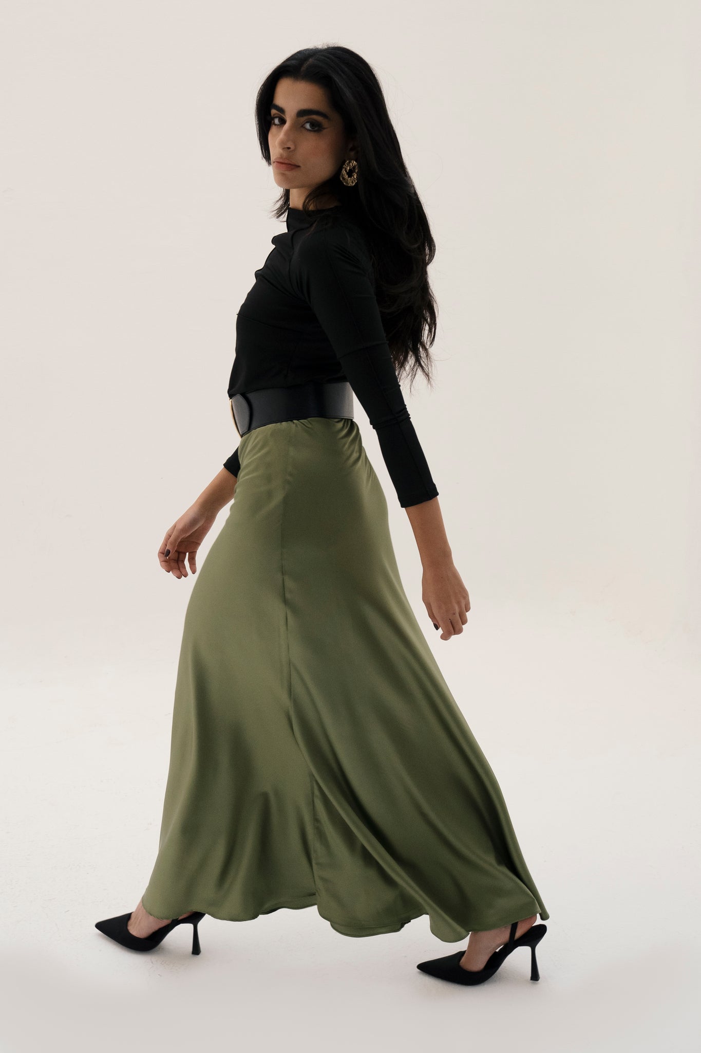 NOYA SKIRT IN PISTAGE