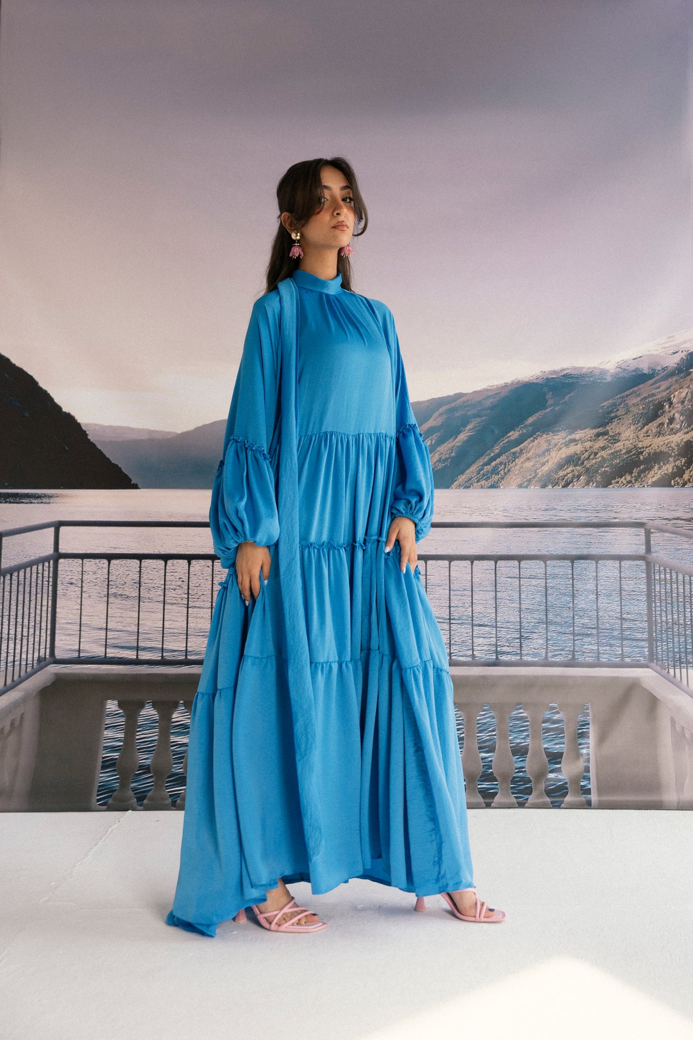 SEKOUN TURQUOISE DRESS