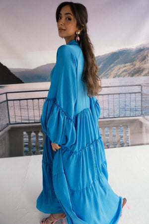 SEKOUN TURQUOISE DRESS