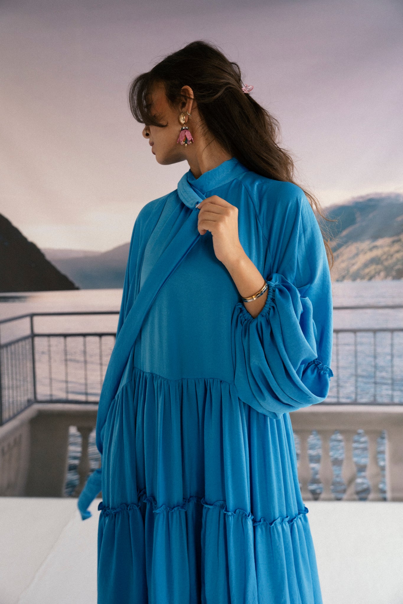 SEKOUN TURQUOISE DRESS