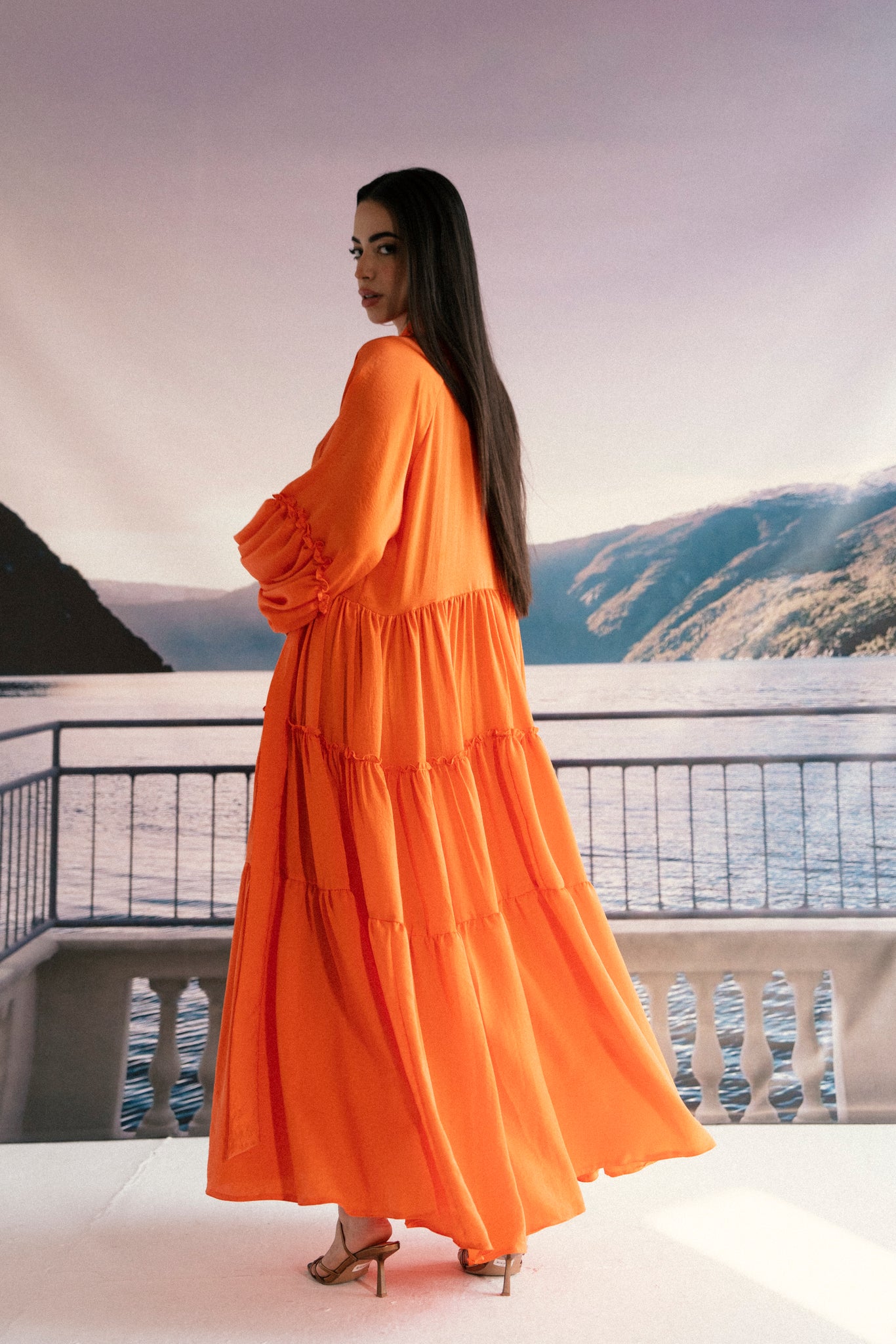 SEKOUN ORANGE DRESS