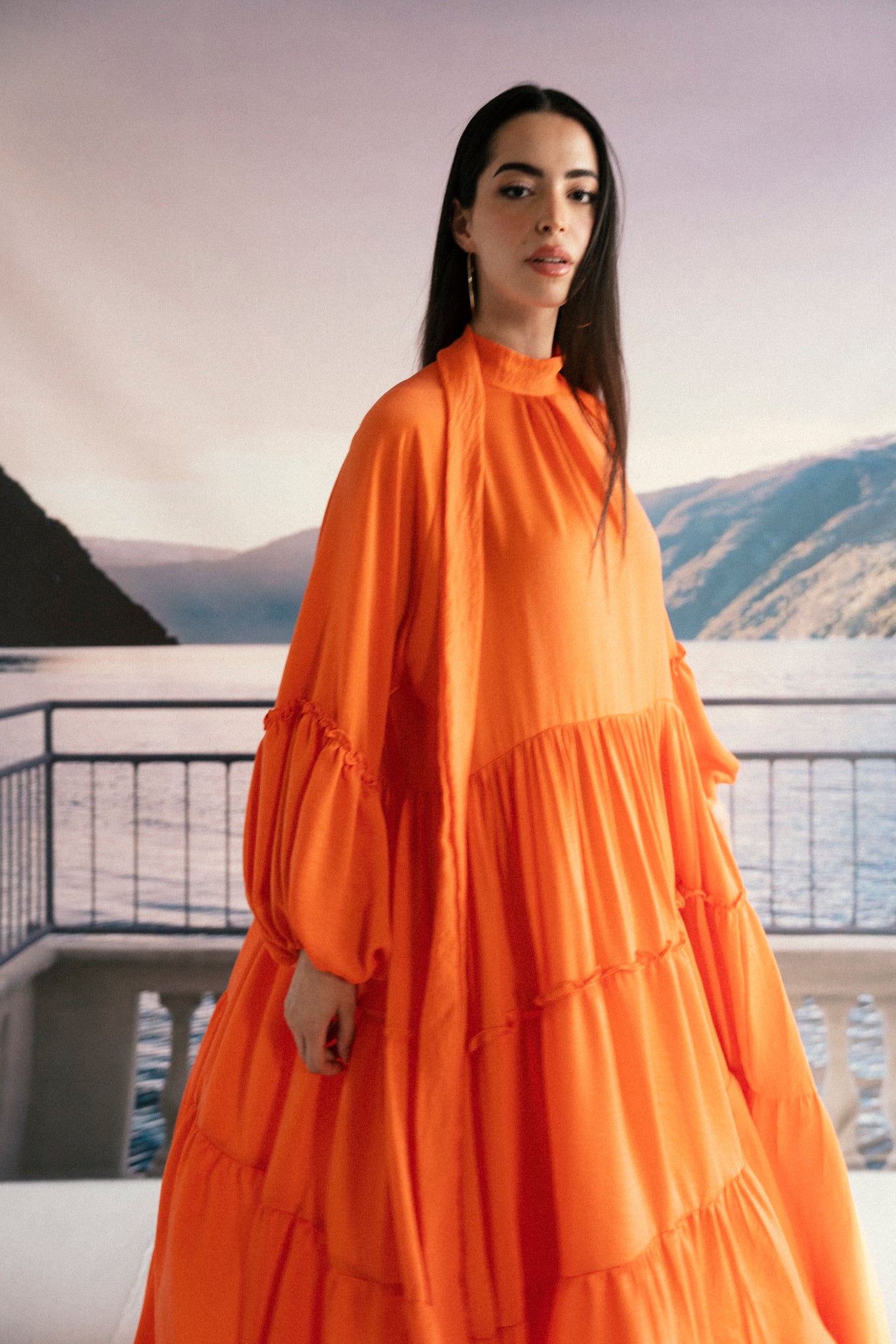 SEKOUN ORANGE DRESS