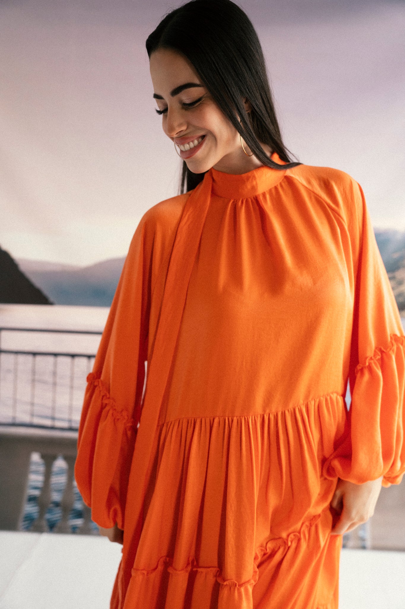 SEKOUN ORANGE DRESS