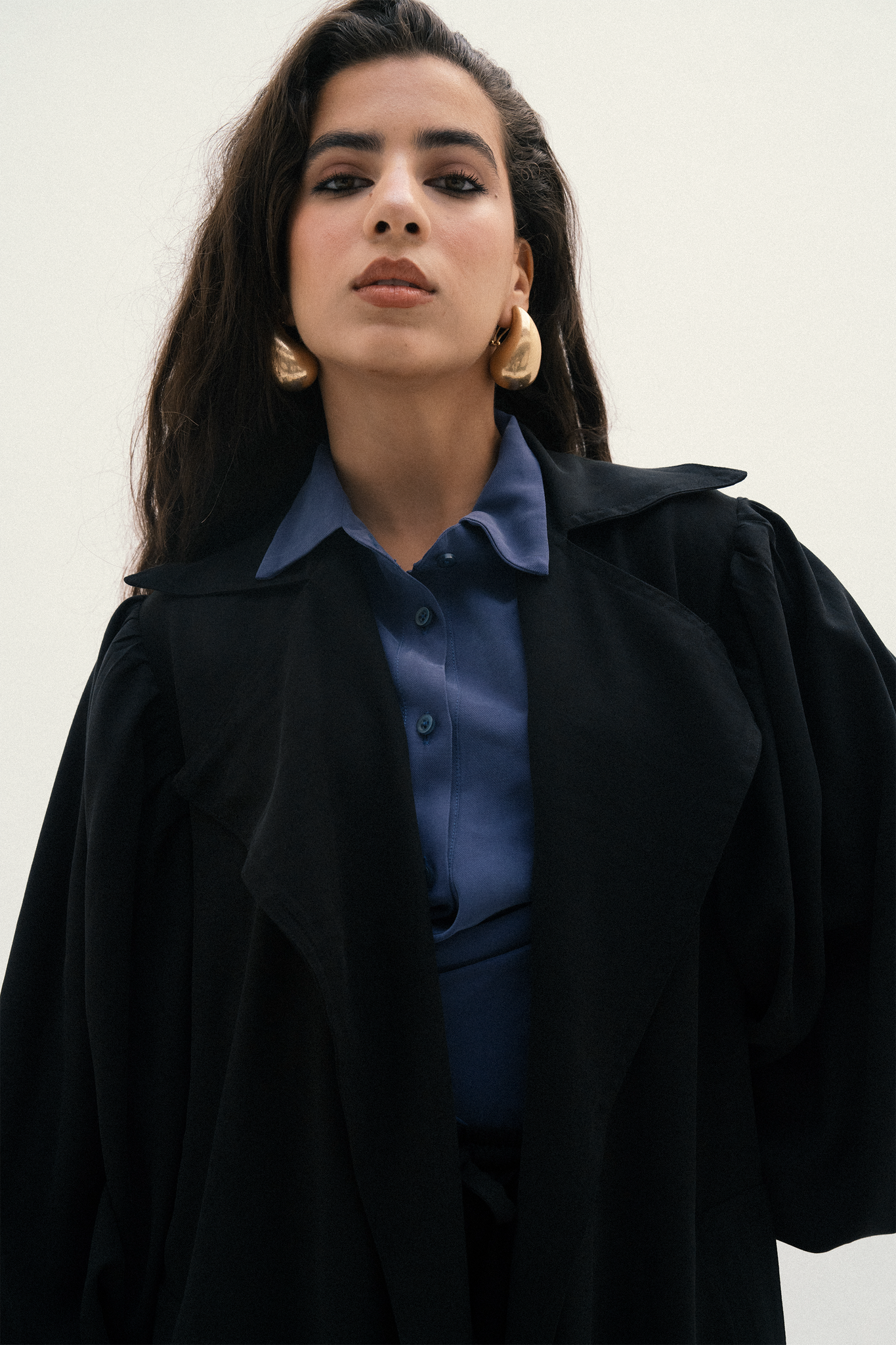 QUELLA COAT IN BLACK