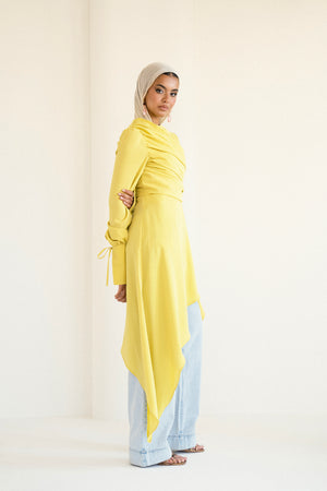 KYMA TOP IN LIME