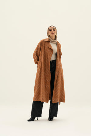 KAY COAT IN CAMEL