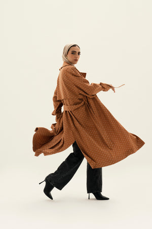 KAY COAT IN CAMEL