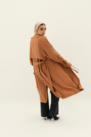 KAY COAT IN CAMEL