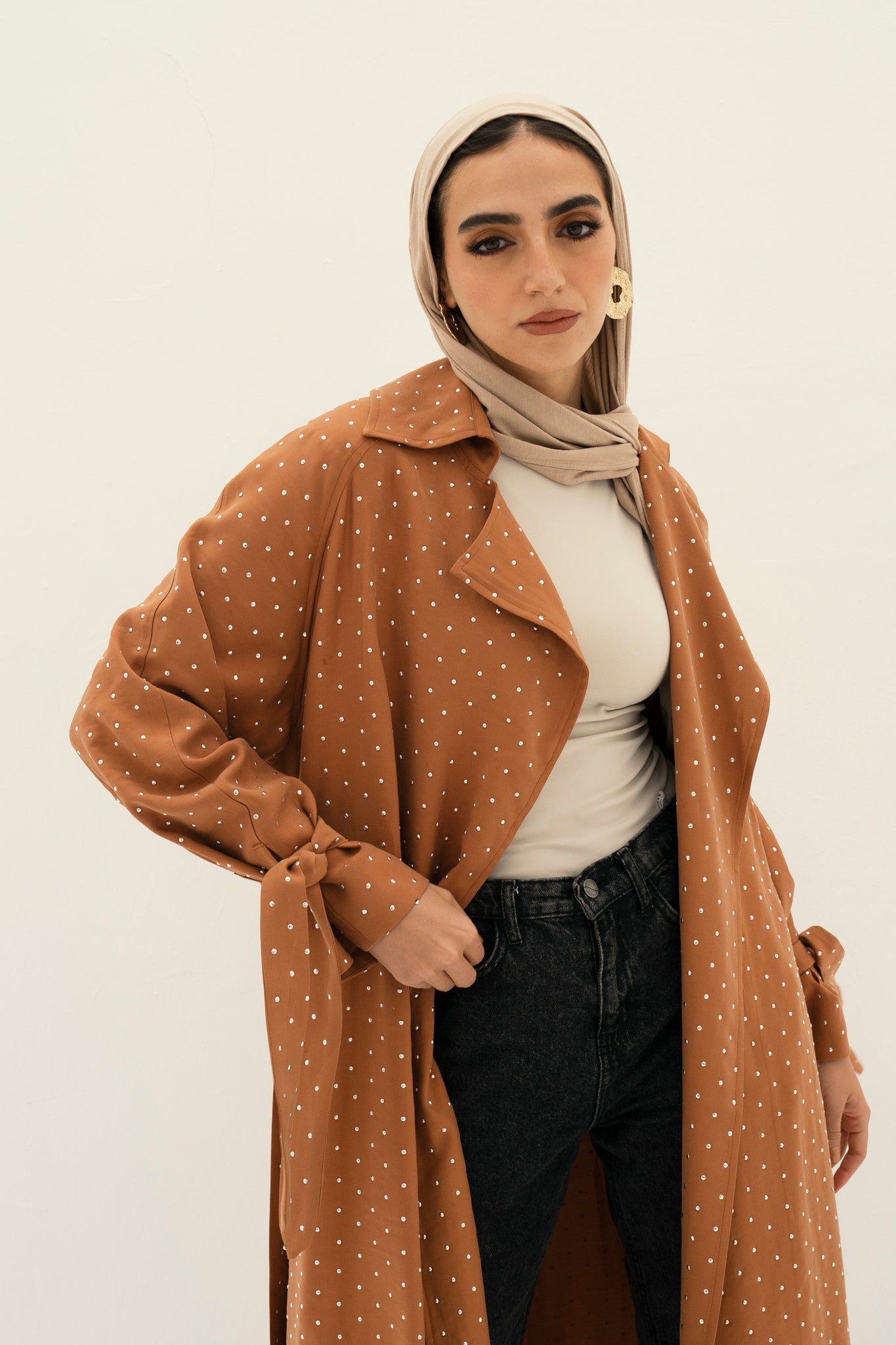 KAY COAT IN CAMEL