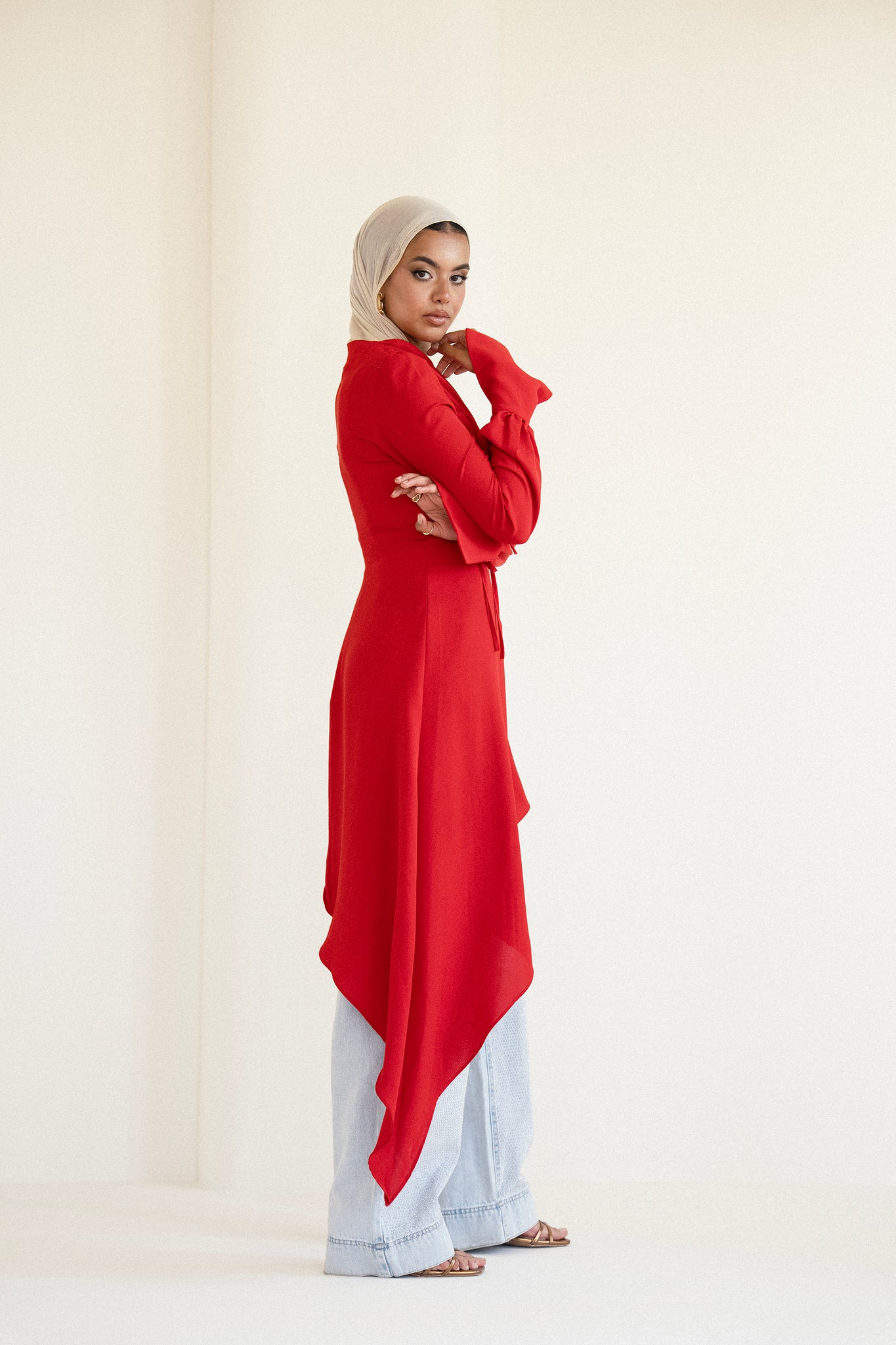 KYMA TOP IN RED