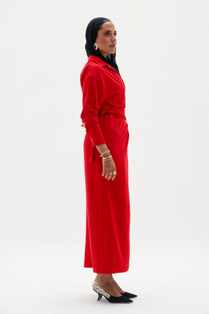 NELL DRESS IN RED
