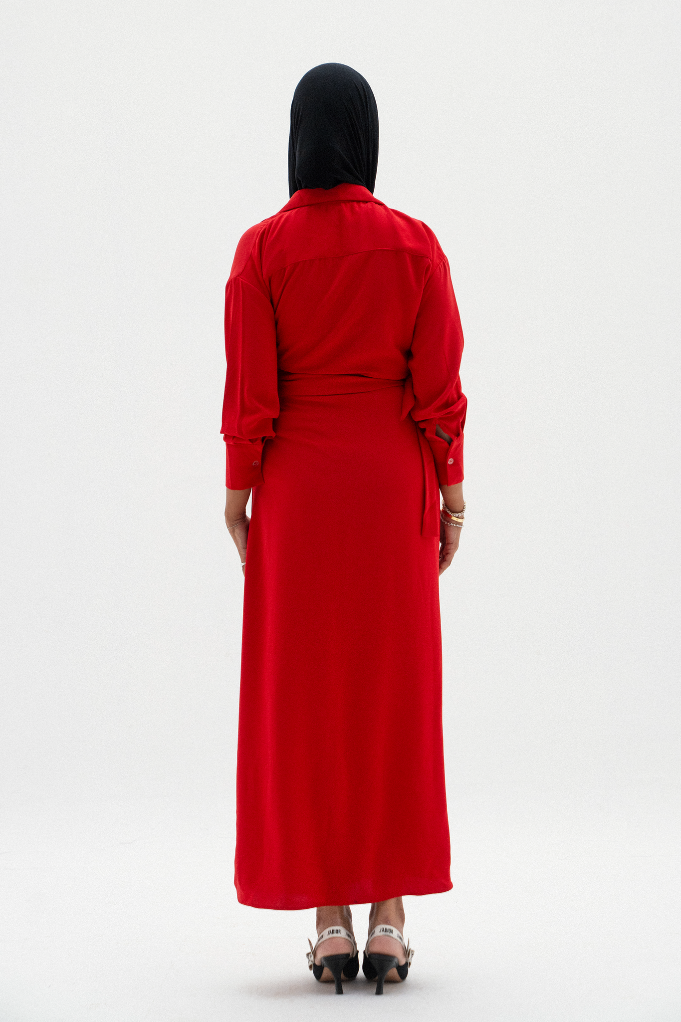 NELL DRESS IN RED
