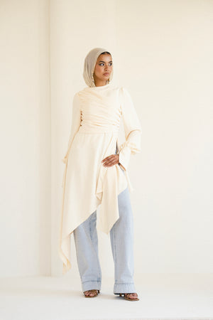 KYMA TOP IN BUTTER CREAM