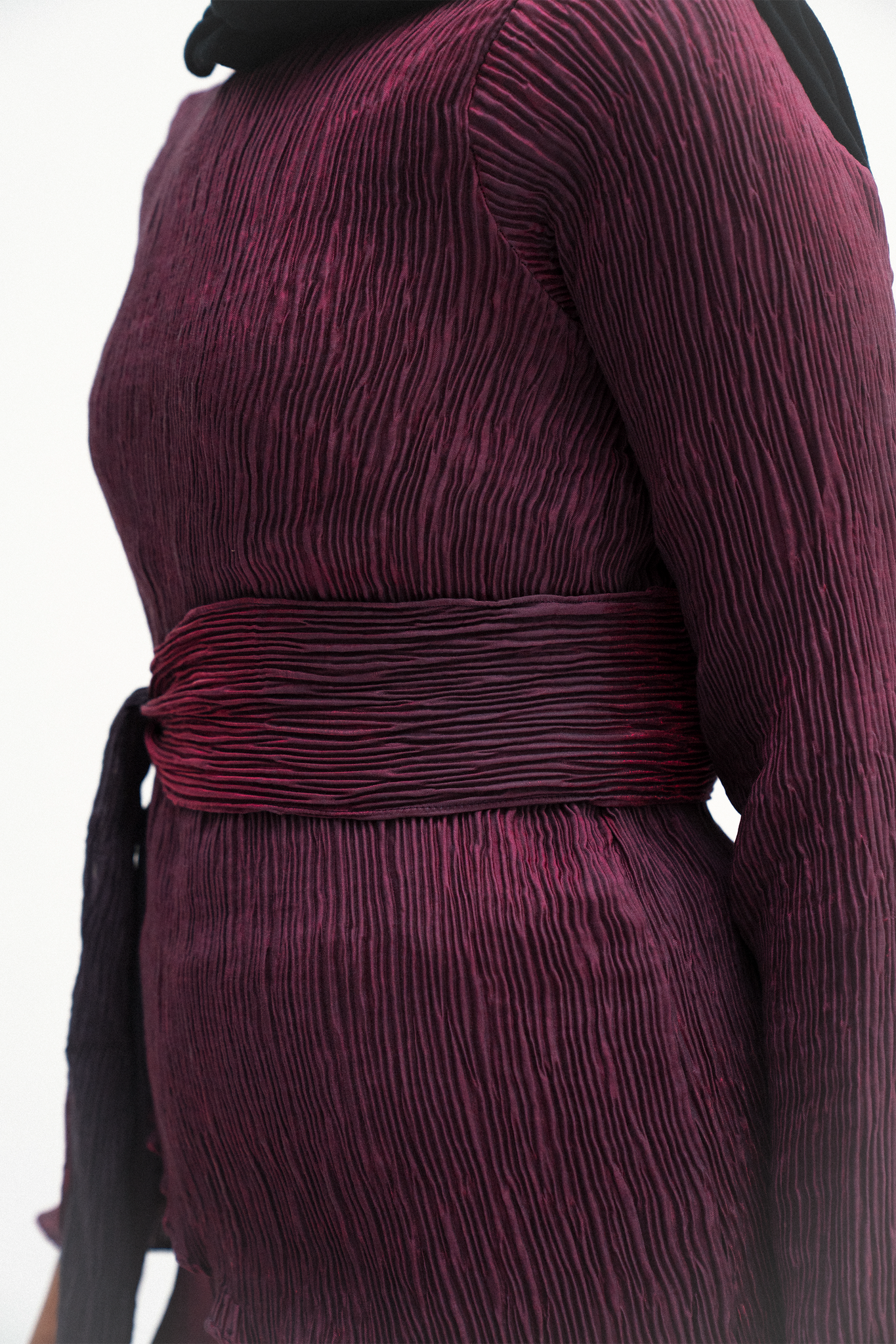 ZIA SET IN BURGUNDY