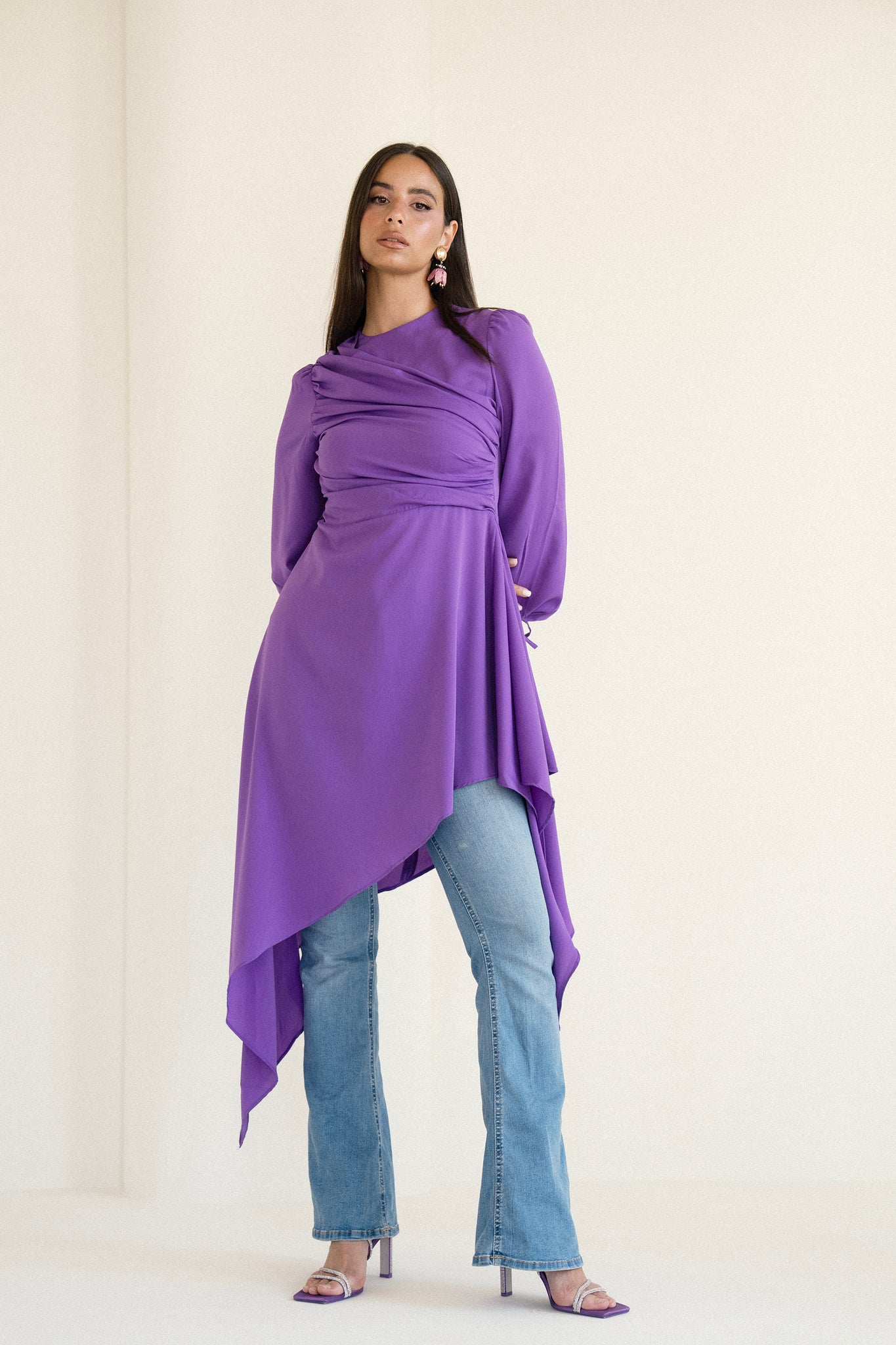 KYMA TOP IN PURPLE