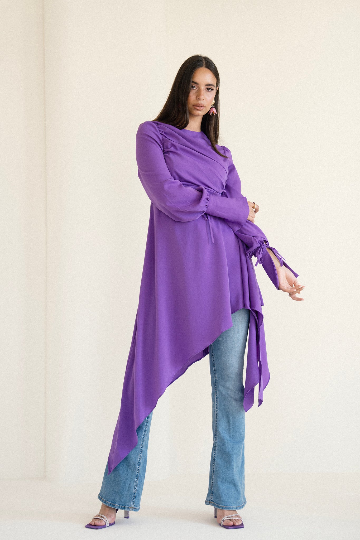 KYMA TOP IN PURPLE