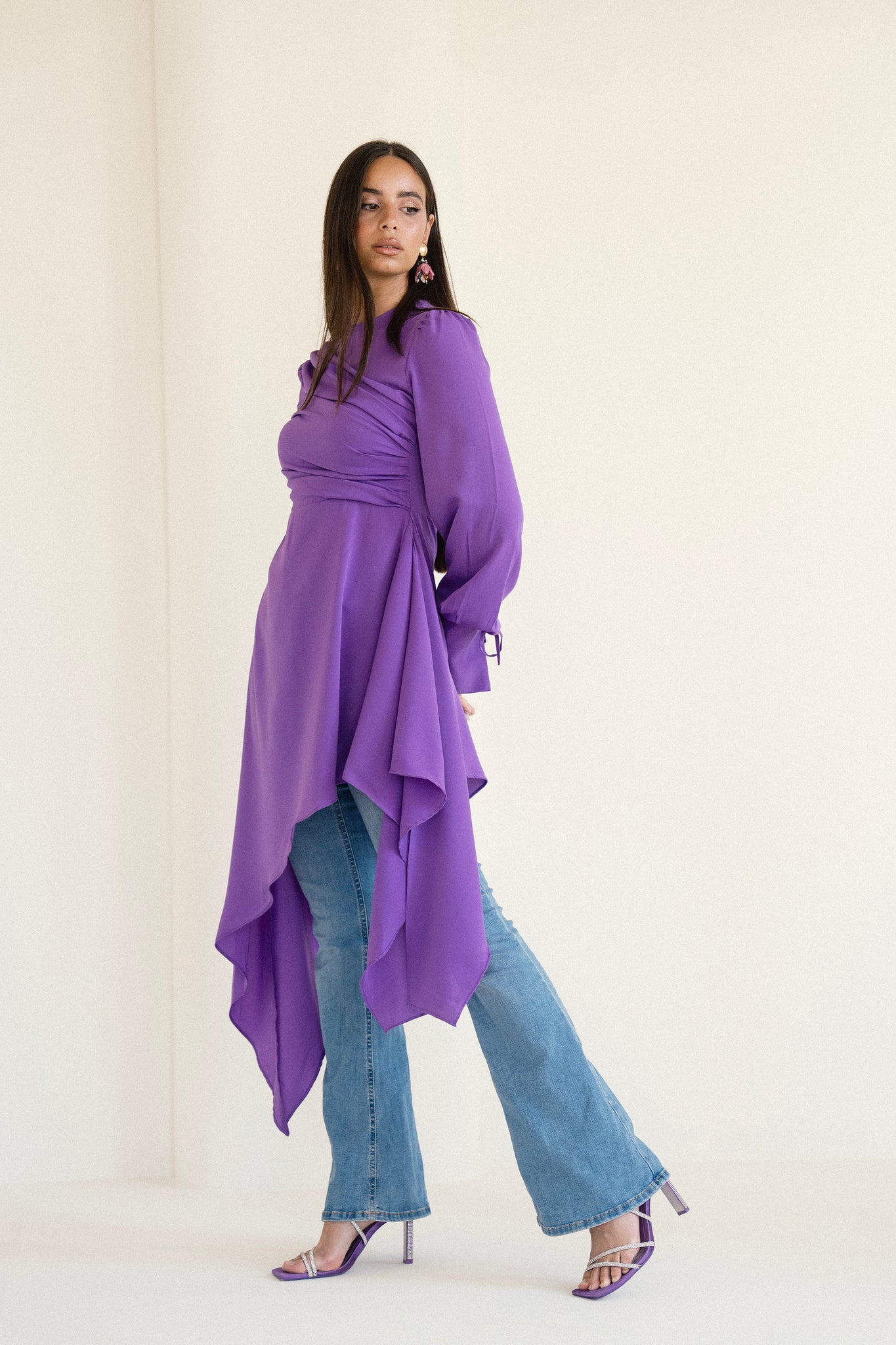 KYMA TOP IN PURPLE
