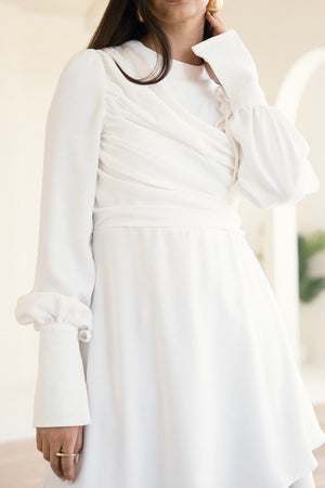 KYMA TOP IN WHITE