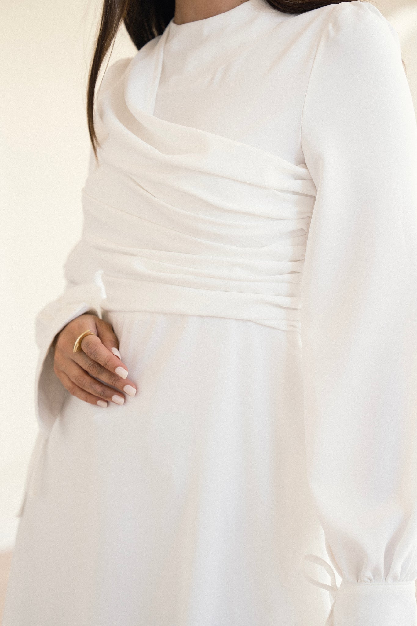 KYMA TOP IN WHITE