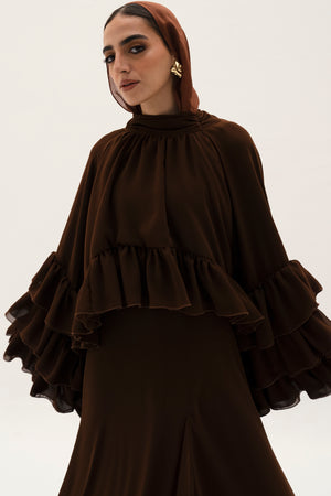 MARIA TOP IN BROWN