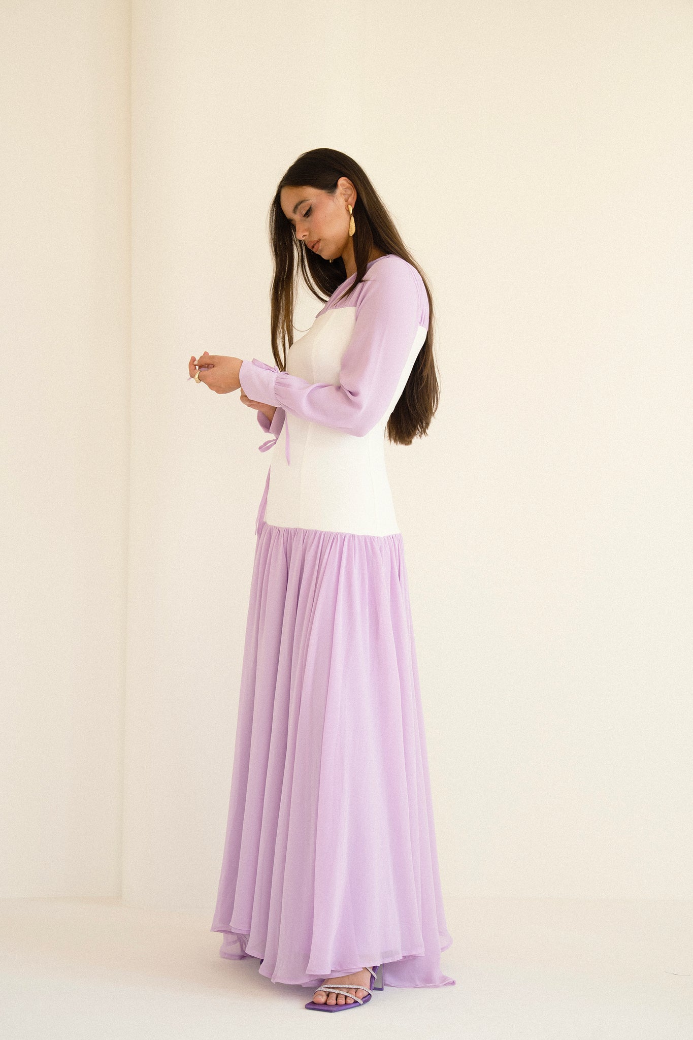 RUE DRESS IN LAVENDER