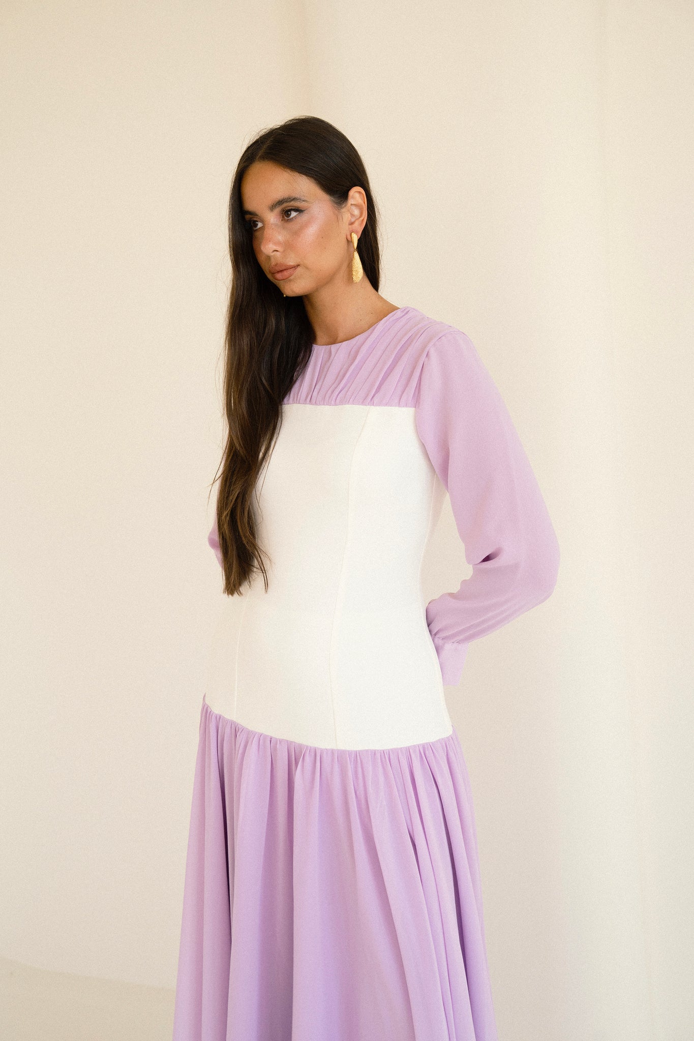 RUE DRESS IN LAVENDER