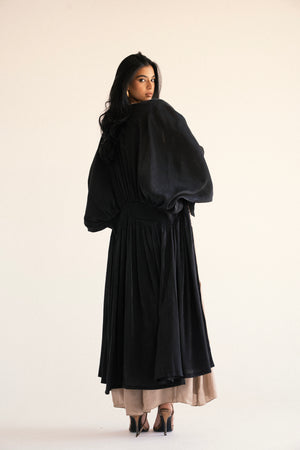 SHAMS KIMONO IN BLACK