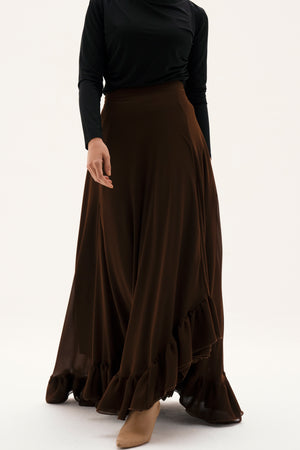 MARIA SKIRT IN BROWN