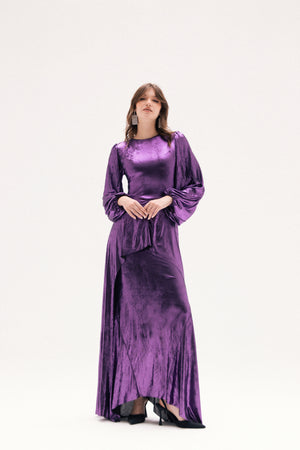 GRAZIA GOWN IN PURPLE