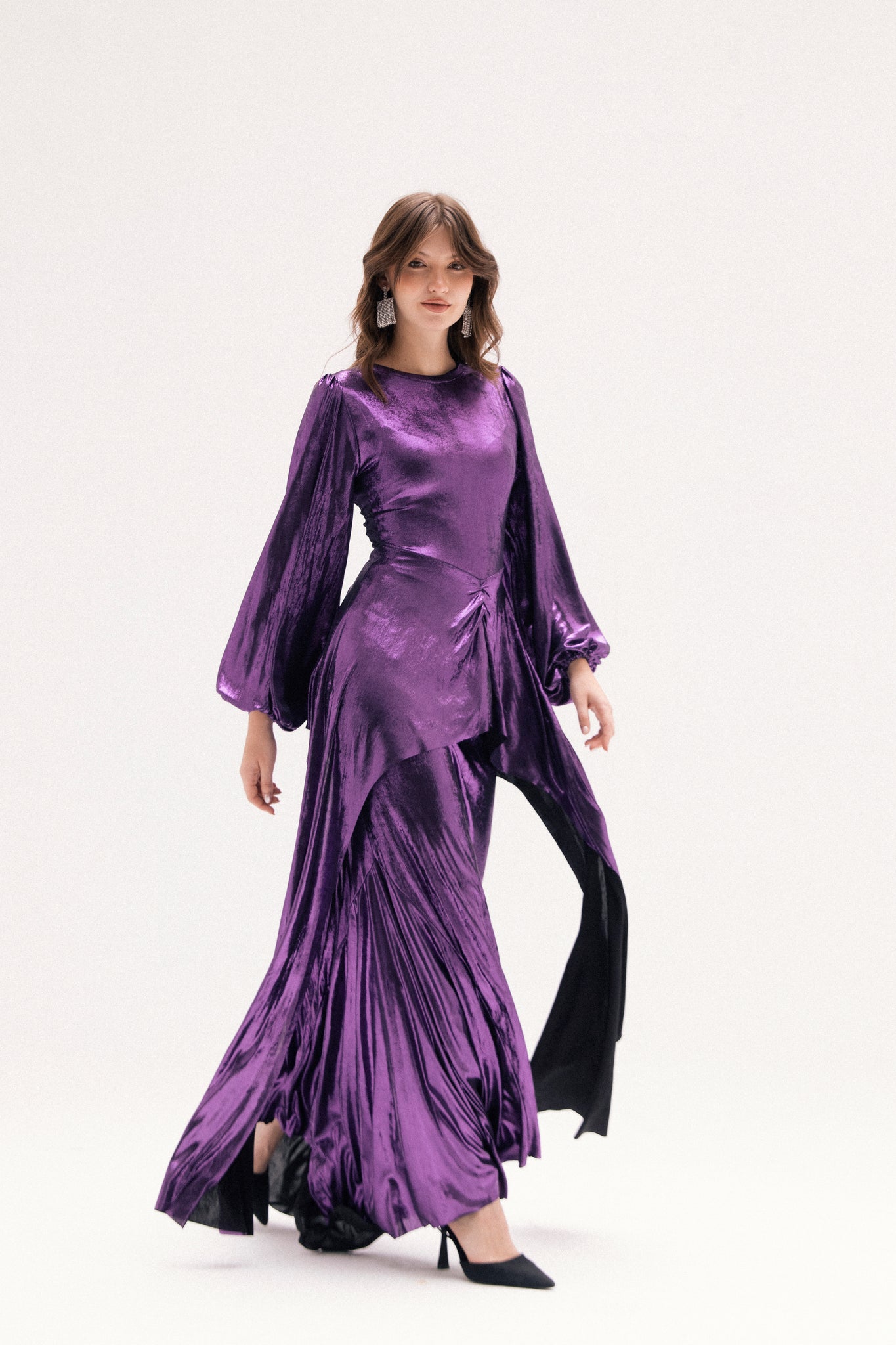 GRAZIA GOWN IN PURPLE