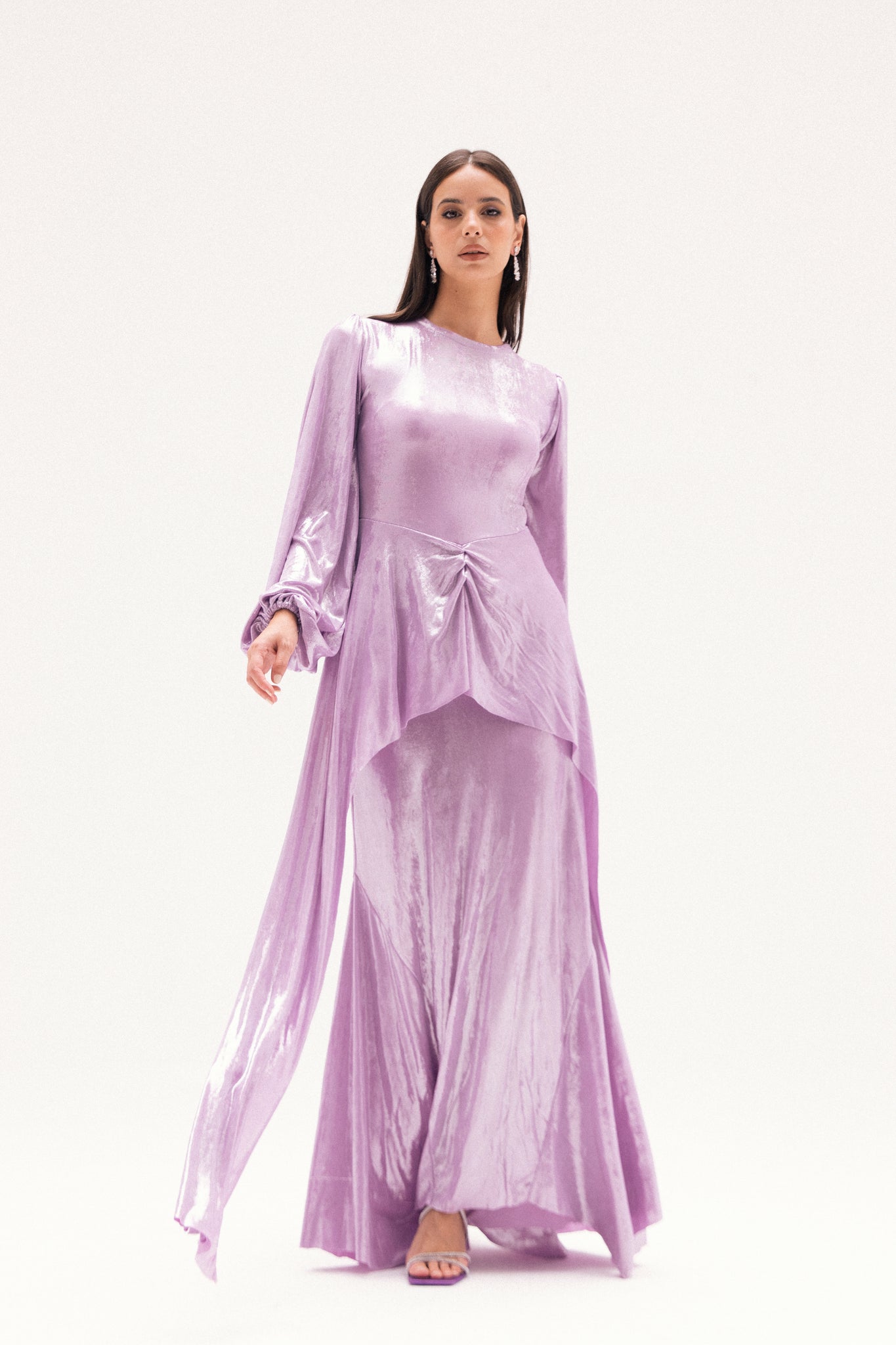 GRAZIA GOWN IN LILAC