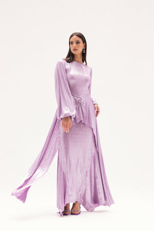 GRAZIA GOWN IN LILAC