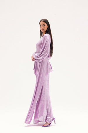 GRAZIA GOWN IN LILAC